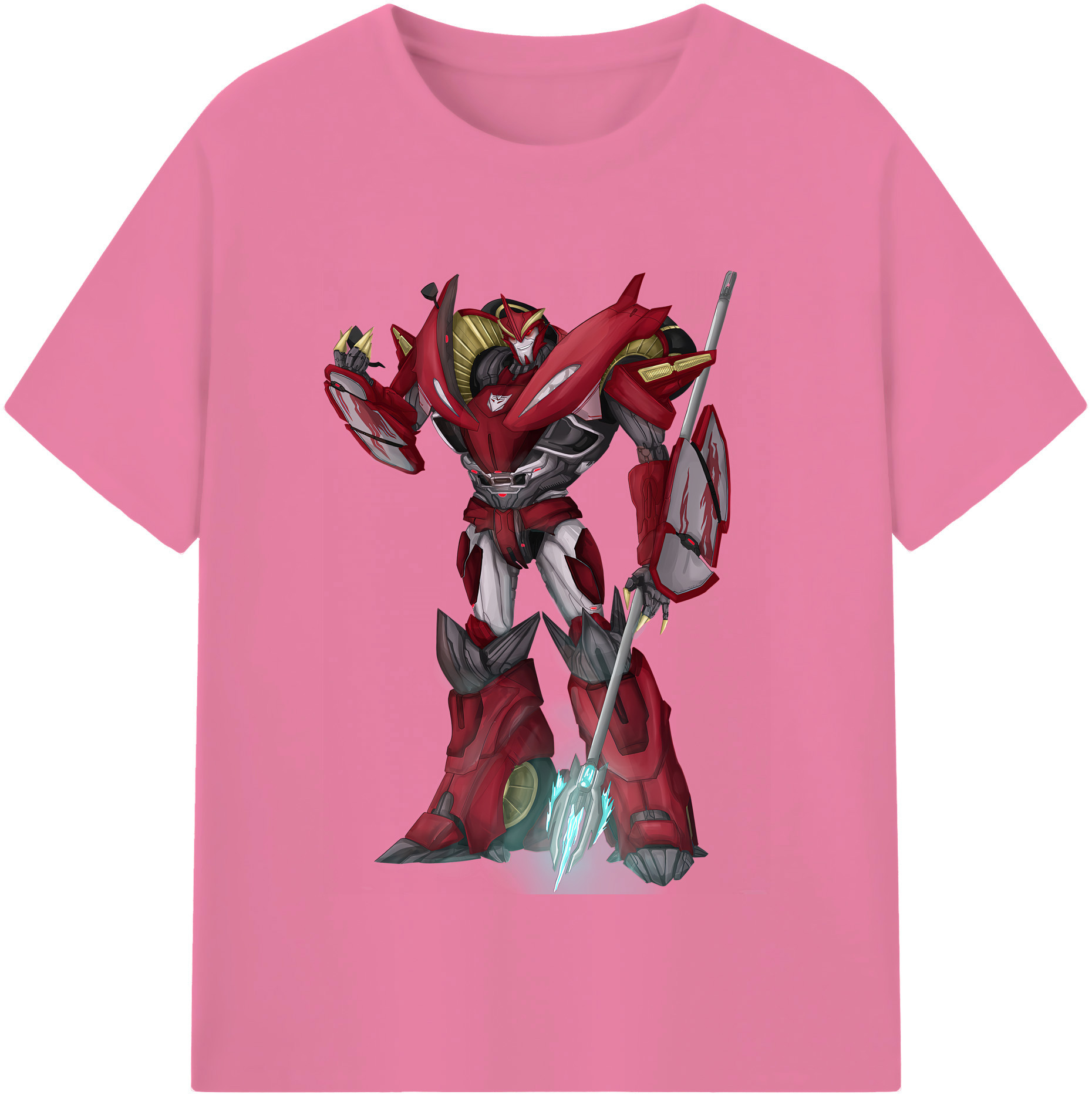 （画像用） Transformers トランスフォーマー 綿100％半袖Tシャツ（フロントプリント）
